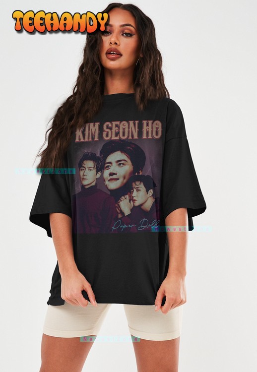 Vintage Kim Seon Ho Shirt Merchandise Bootleg Movie Television Series T Shirt