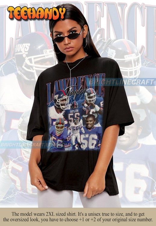 Vintage Lawrence Taylor Football 90s Graphic Vintage Bootleg T Shirt Sweatshirt