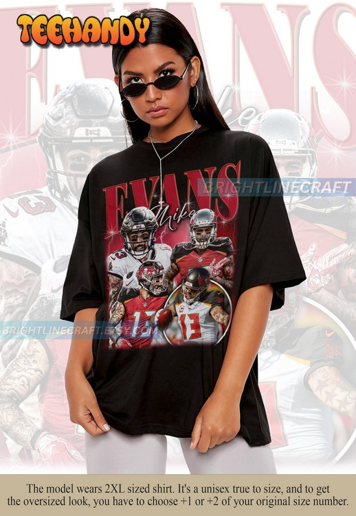 Vintage Mike Evans 90s Graphic Bootleg T Shirt Sweatshirt