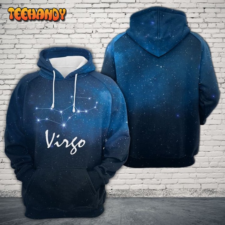 Virgo Horoscope 3D Printed Hoodie Zipper Hoodie