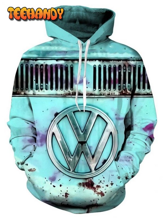 Volkswagen Bus 3D Printed Hoodie Zipper Hoodie