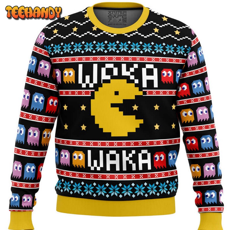 Waka Waka Pac Man Ugly Christmas Sweater