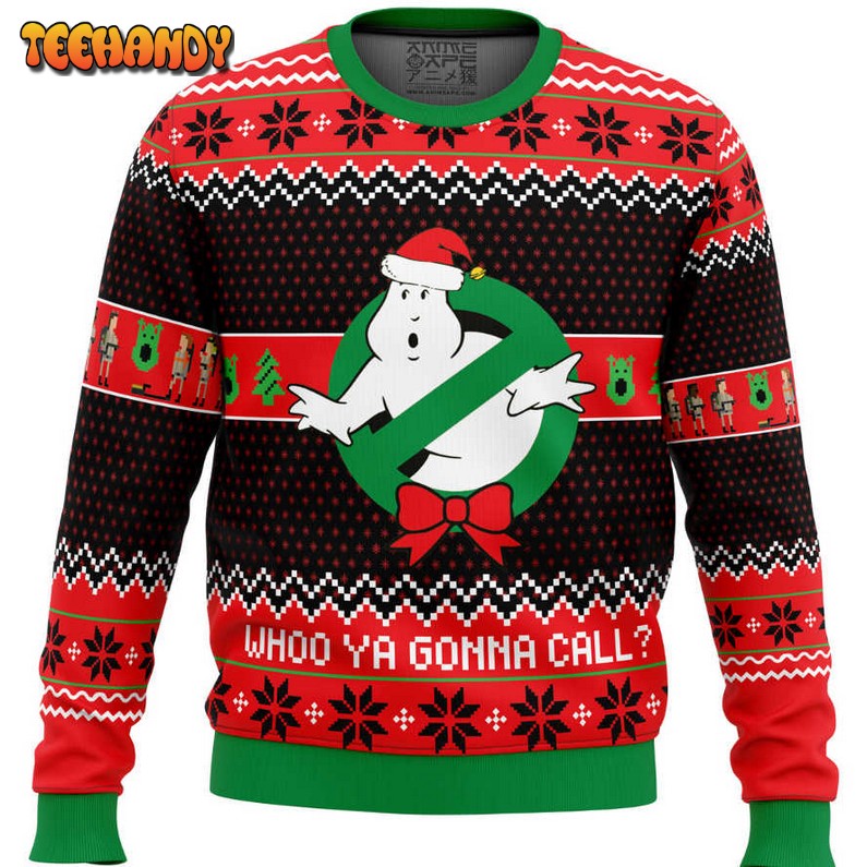 Who you gonna call Ghostbusters Christmas Sweater