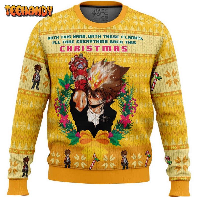 With This Hand With These Flames Katekyo Hitman Reborn Sweater