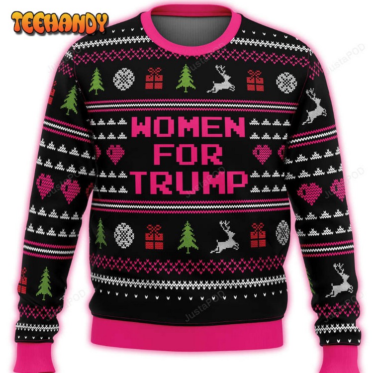 Women For Trump Premium Ugly Sweater, Ugly Sweater