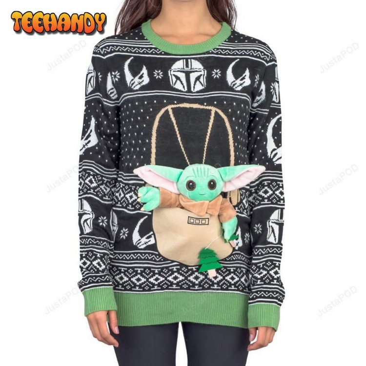 Women’s Star Wars Baby Yoda The Child Forces Trees Ugly Sweater