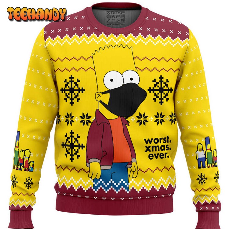 Worst Xmas Ever The Simpsons Ugly Christmas Sweater