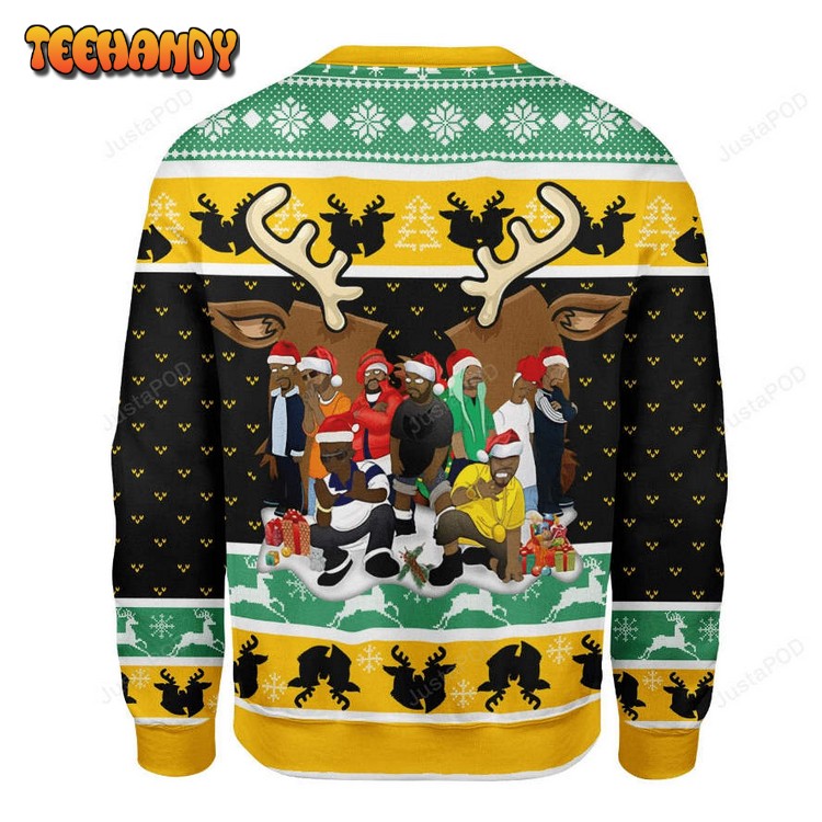 Wu Tang Clan Ugly Christmas Sweater, All Over Print Sweatshirt