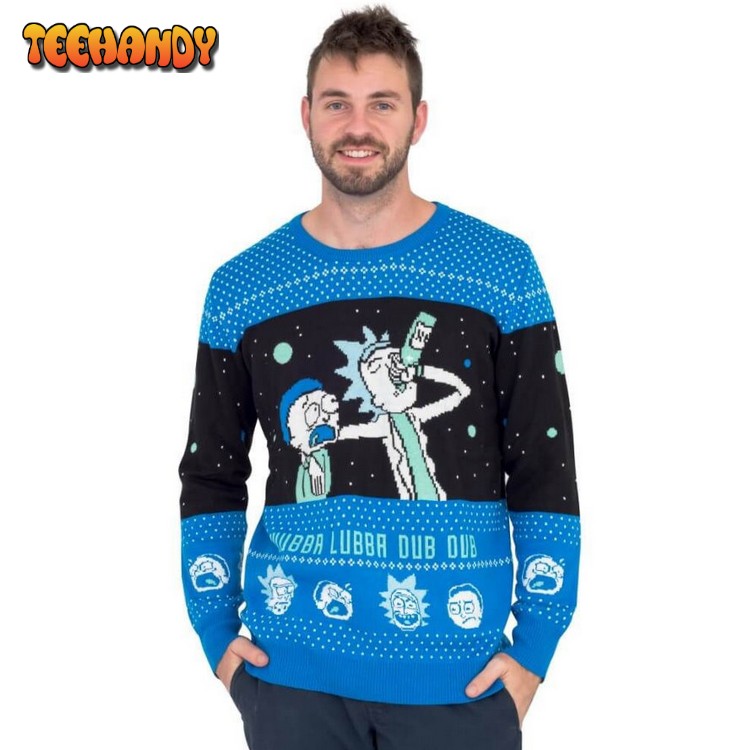 Wubba Lubba Dub Dub Rick And Morty For Unisex Ugly Sweater