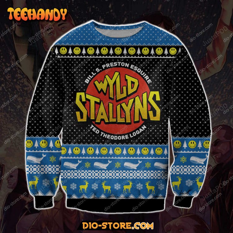 Wyld Stallyns Ugly Christmas Sweater, All Over Print Sweatshirt