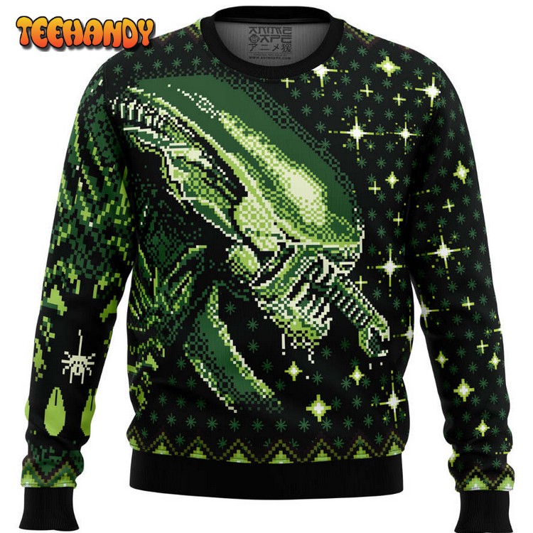 Xenomorph Alien Ugly Christmas Sweater