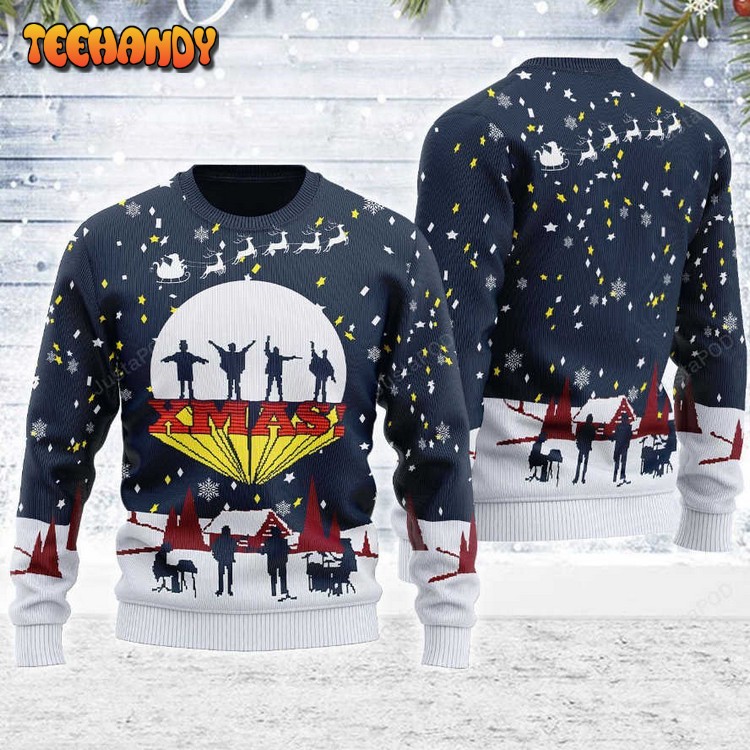 XMas Ugly Christmas Sweater, All Over Print Sweatshirt, Ugly Sweater