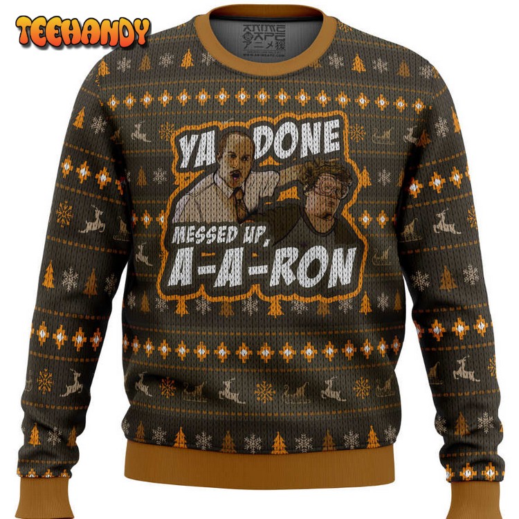 Ya Done Messed Up Aaron Key And Peele Ugly Christmas Sweater