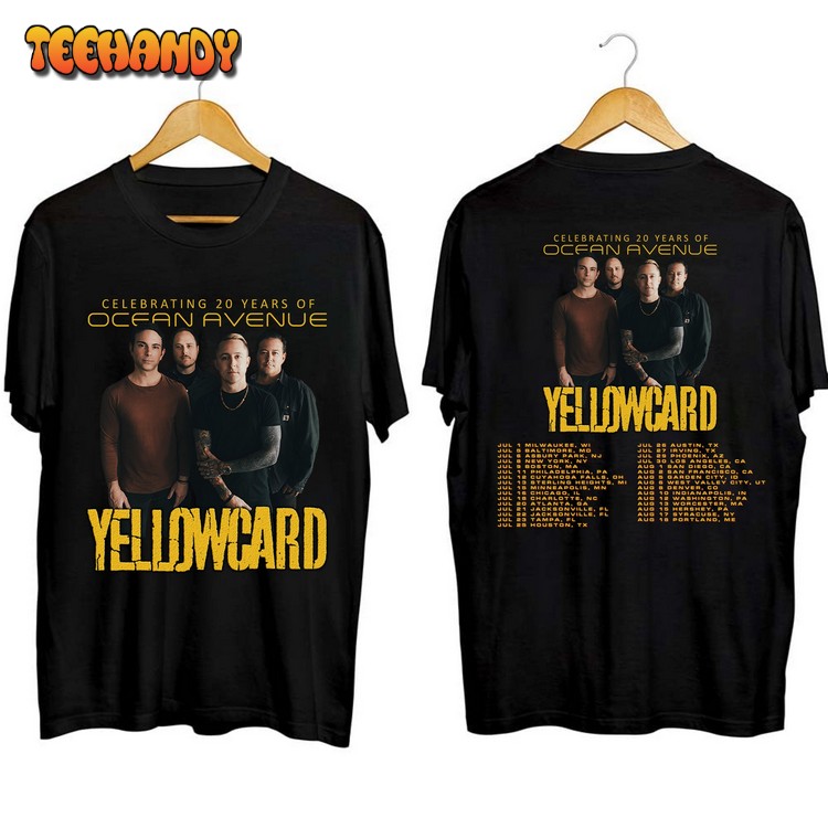 Yellowcard 2023 Tour Shirt Yellowcard Fan T Shirt Sweatshirt