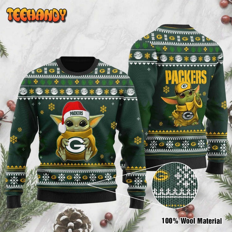 Yoda baby love Green Bay Packers Ugly Christmas Sweater