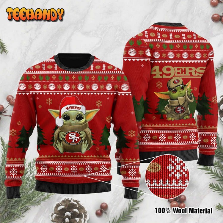 Yoda baby love San Francisco 4949ers Ugly Christmas Sweater