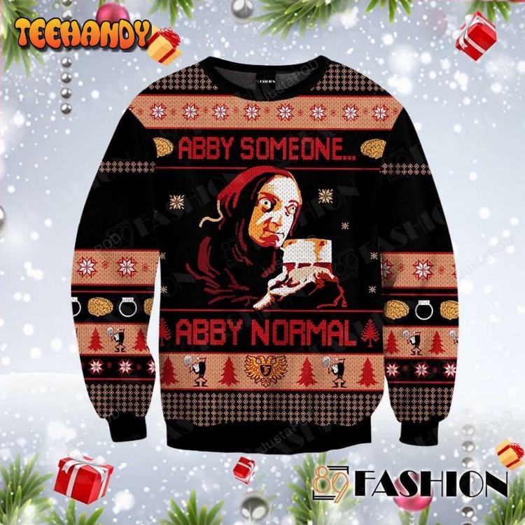 Young Frankenstein Abby Someone Abby Normal Ugly Sweater