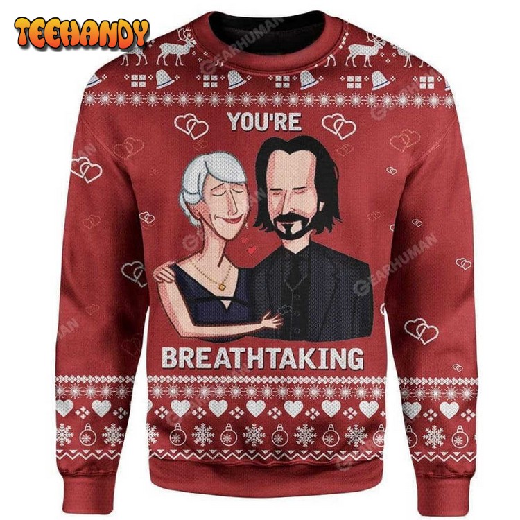 You’re Breathtaking Ugly Christmas Sweater