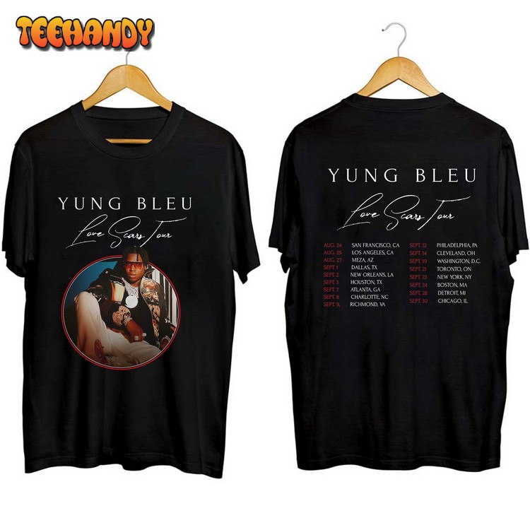 Yung Bleu Love Scars Tour 2023 Shirt, Yung Bleu Fan T Shirt Sweatshirt