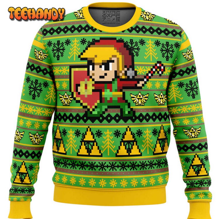 Zelda Holiday Link Ugly Christmas Sweater