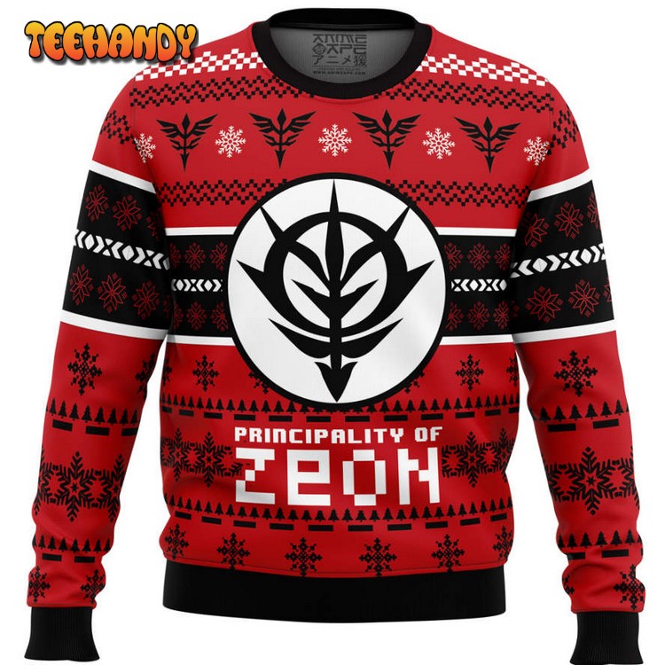 Zeon The Gundam Ugly Christmas Sweater