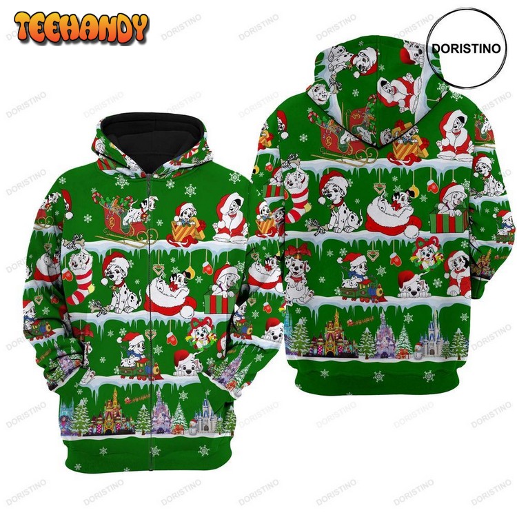 101 Dalmatians Christmas Limited Edition Pullover 3D Hoodie