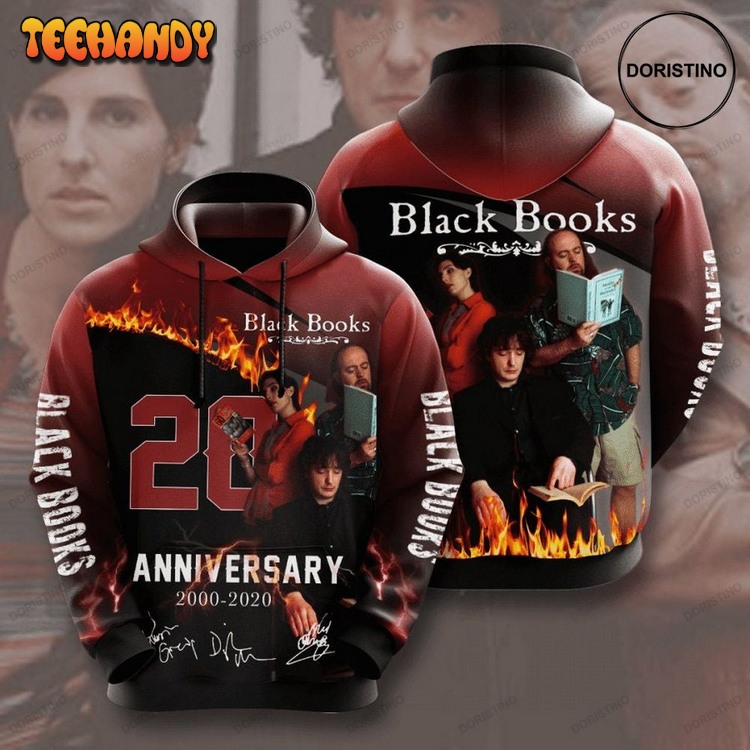 20 Years Of Black Books 3d Limited Edition Pullover 3D Hoodie