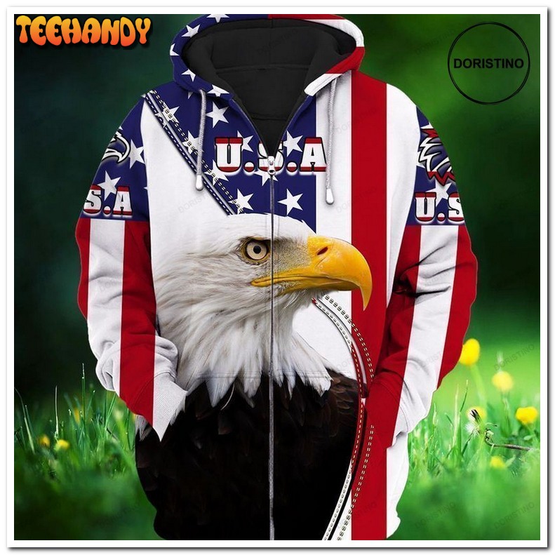 4th Of July Independence Day American Eagle Usa Limited Edition Pullover 3D Hoodie