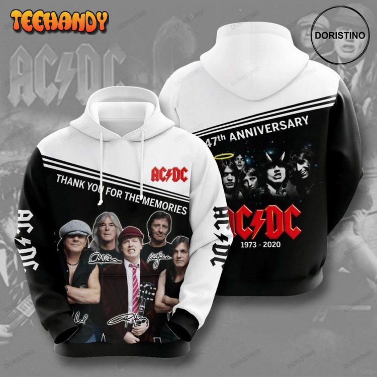 Acdc 3d Limited Edition Pullover 3D Hoodie