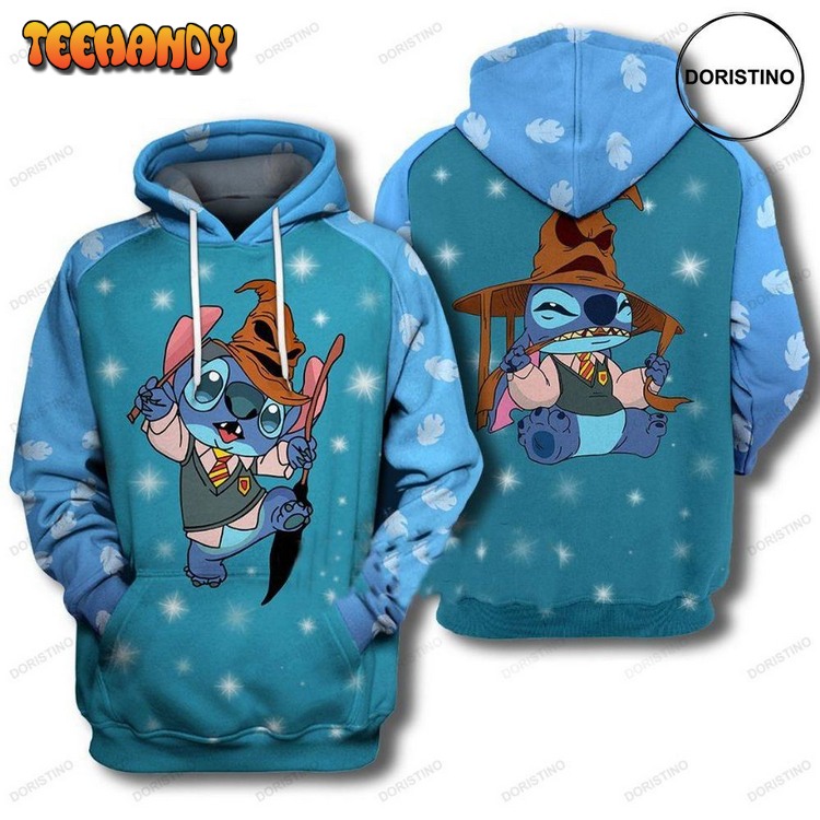 Adorable Harry Potter Stitch Awesome Pullover 3D Hoodie