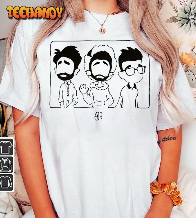 AJR Members Chibi The Maybe Man Album Tracklist Band 90s Shirt