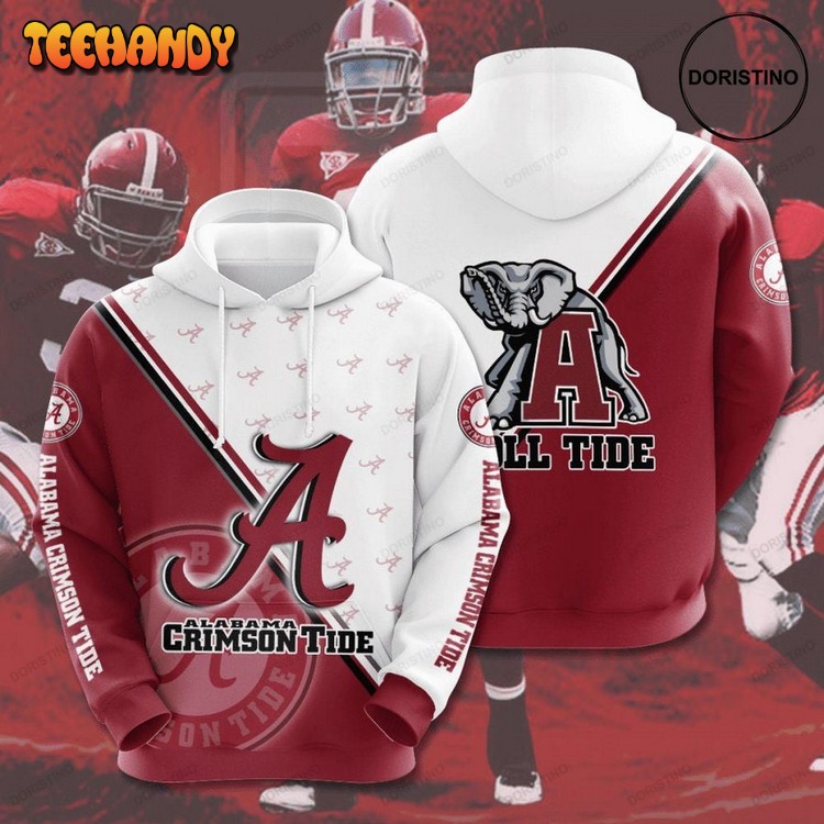 Alabama Crimson Tide 3d Jzv2l Awesome Pullover 3D Hoodie