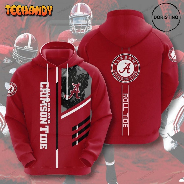 Alabama Crimson Tide 3d Limited Edition Pullover 3D Hoodie