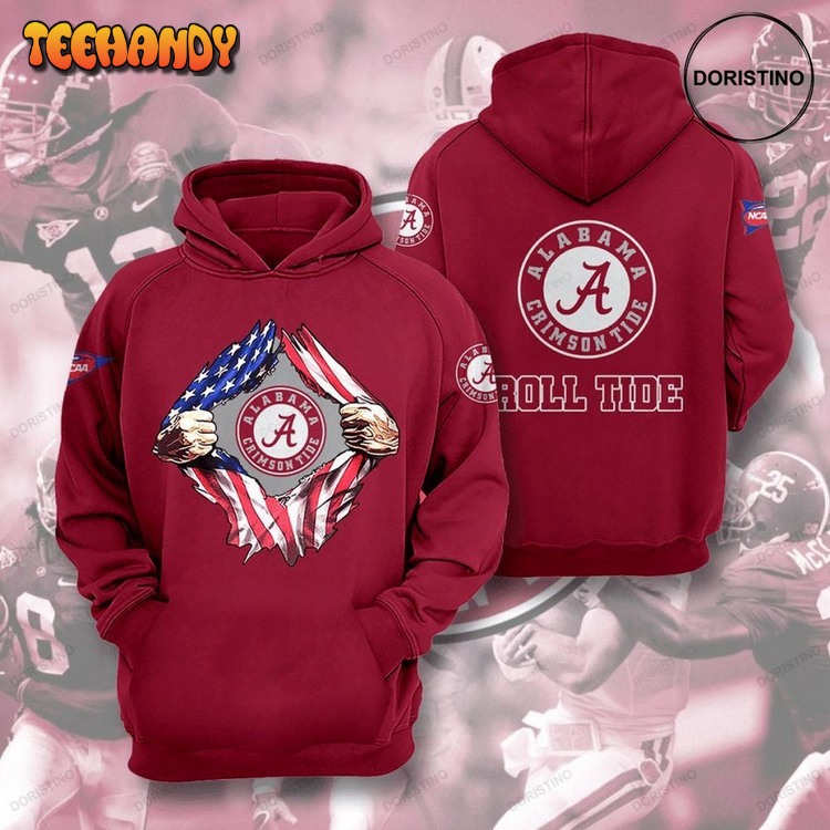 Alabama Crimson Tide 3d Xxjkm Limited Edition Pullover 3D Hoodie