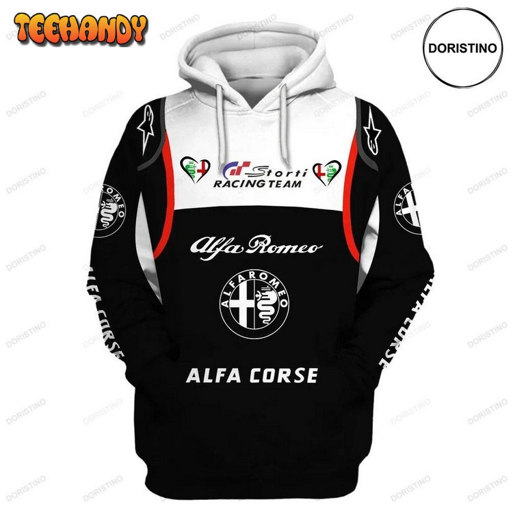 Alfa Romeo Storti Racing Team Limited Edition Pullover 3D Hoodie