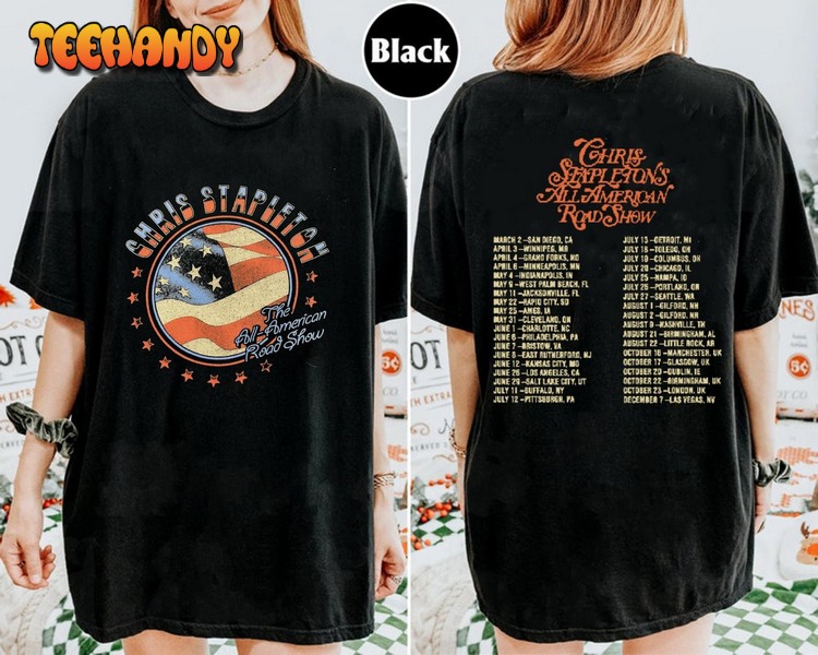 All American Road Show 2024 Tour Shirt, Chris Stapleton Fan Unisex Sweatshirt