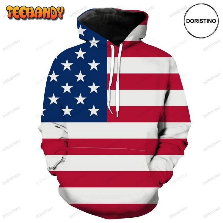 American Flag Epic United States Pullover 3D Hoodie