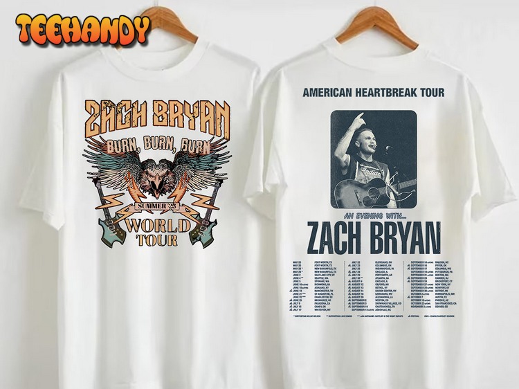 American Heartbreak Tour 2023 Shirt, Zach Bryan 90s Rap Sweatshirt