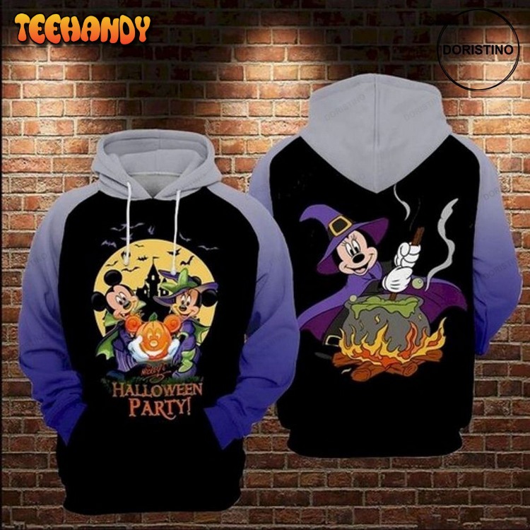 And Minnie Halloween Party Limited Edition Pullover 3D Hoodie