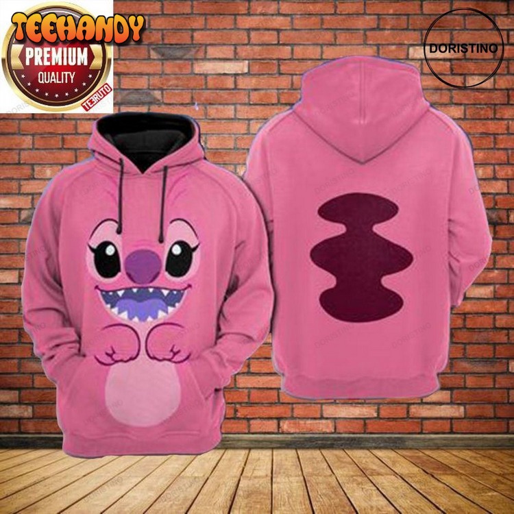 Angel Ed Lilo And Stitch Awesome Pullover 3D Hoodie