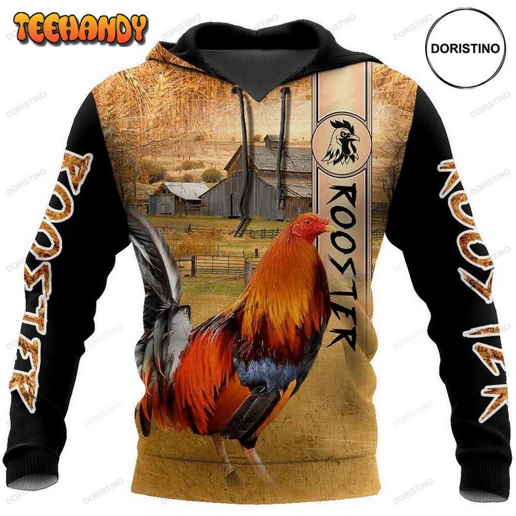 Animal Rooster Limited Edition Pullover 3D Hoodie