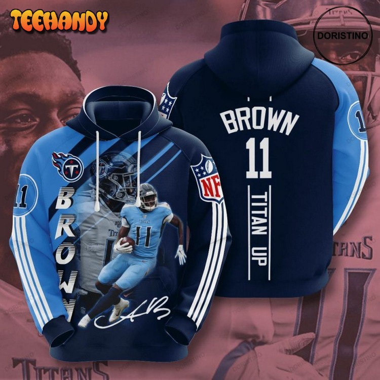 Antonio Brown Tennessee Titans Awesome Pullover 3D Hoodie