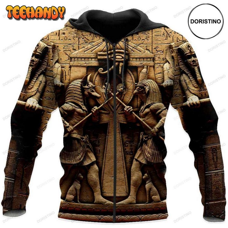 Anubis Ancient Egyptian Mythology Culture Awesome Pullover 3D Hoodie