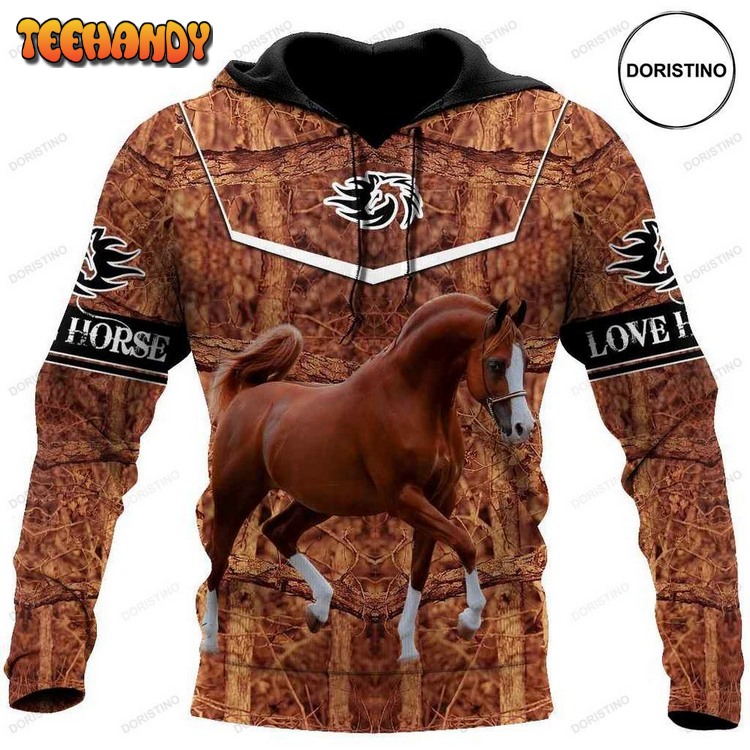 Arabian Horse Awesome Pullover 3D Hoodie