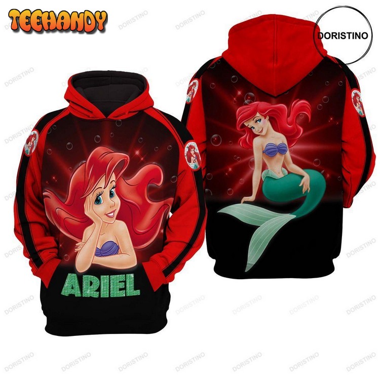 Ariel The Little Mermaid Limited Edition Pullover 3D Hoodie