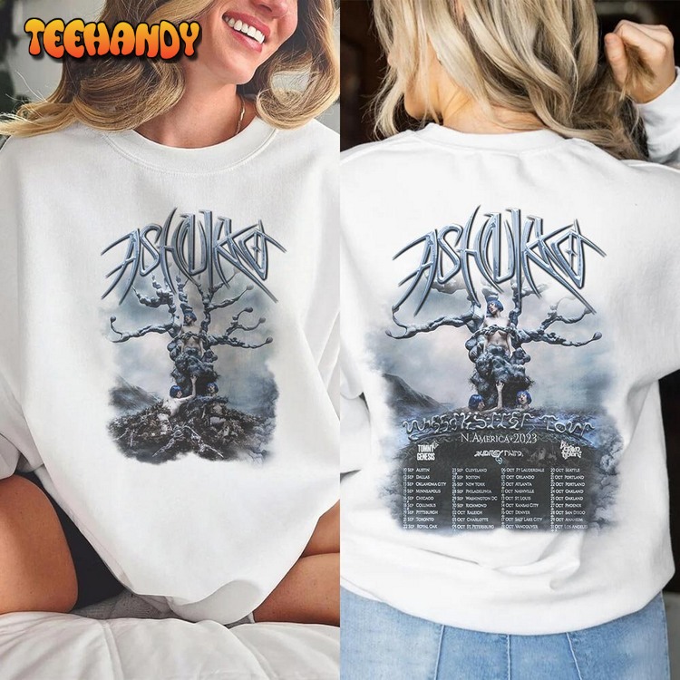 Ashnikko 2023 Weedkiller Tour Music Shirt 2 Sides Unisex Sweatshirt