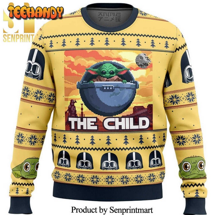 Baby Yoda The Child Mandalorian Star Wars Knitted Sweater