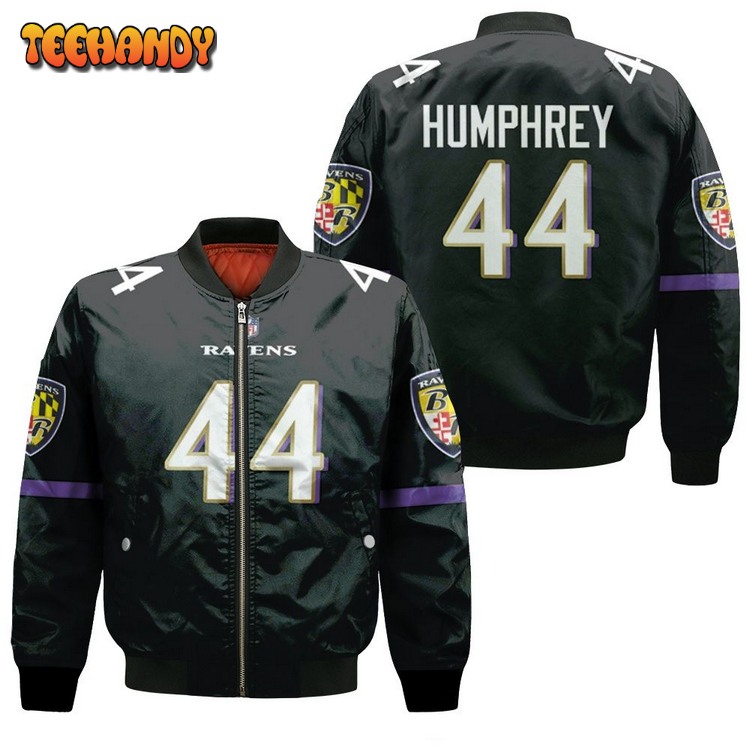 Baltimore Ravens Marlon Humphrey #44 Great Player Nfl Bomber Jacket