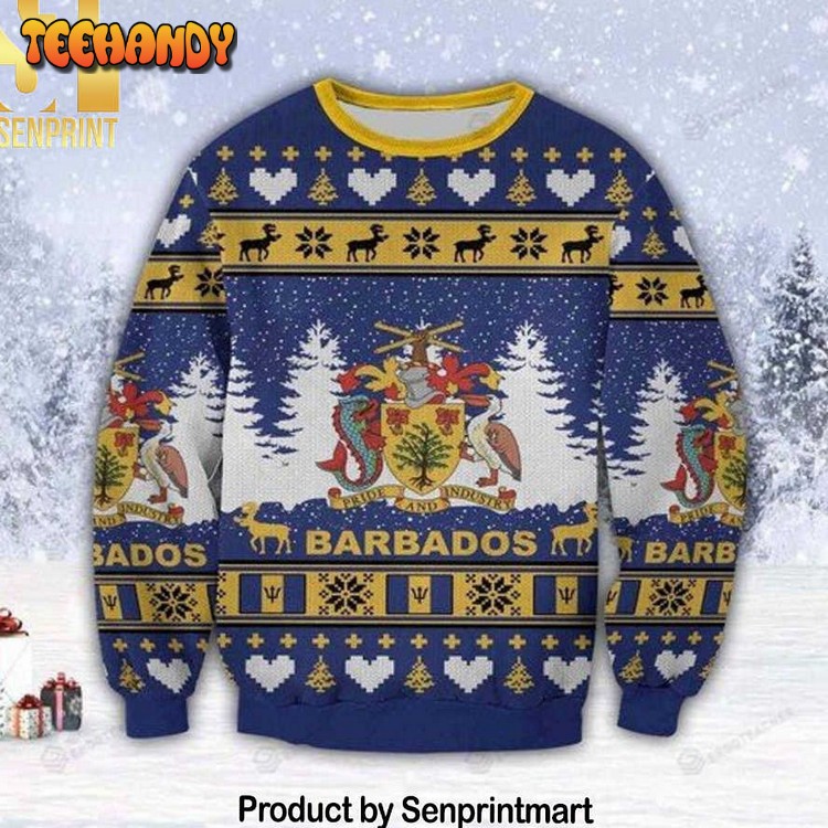 Barbados Island – Pride and Industry For Christmas Sweater