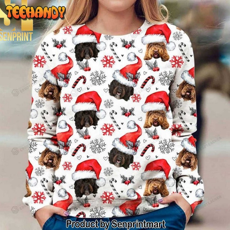Barbet Dog Knitting Pattern Ugly Christmas Sweater